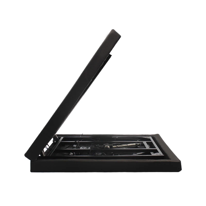 US Stock Bluetooth Phone App Control Fold Massage Function Under Bed Lighting Electric Adjustable Bed