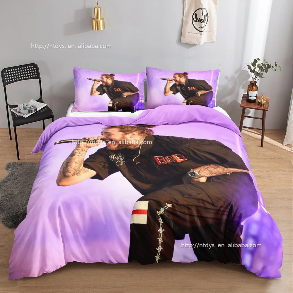 Michael Jackson 3D famous music figure design printed duvet cover brand King Bedding Set