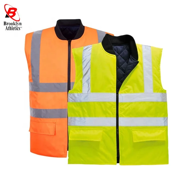 Quality workwear body warmers available in different styles and colours
