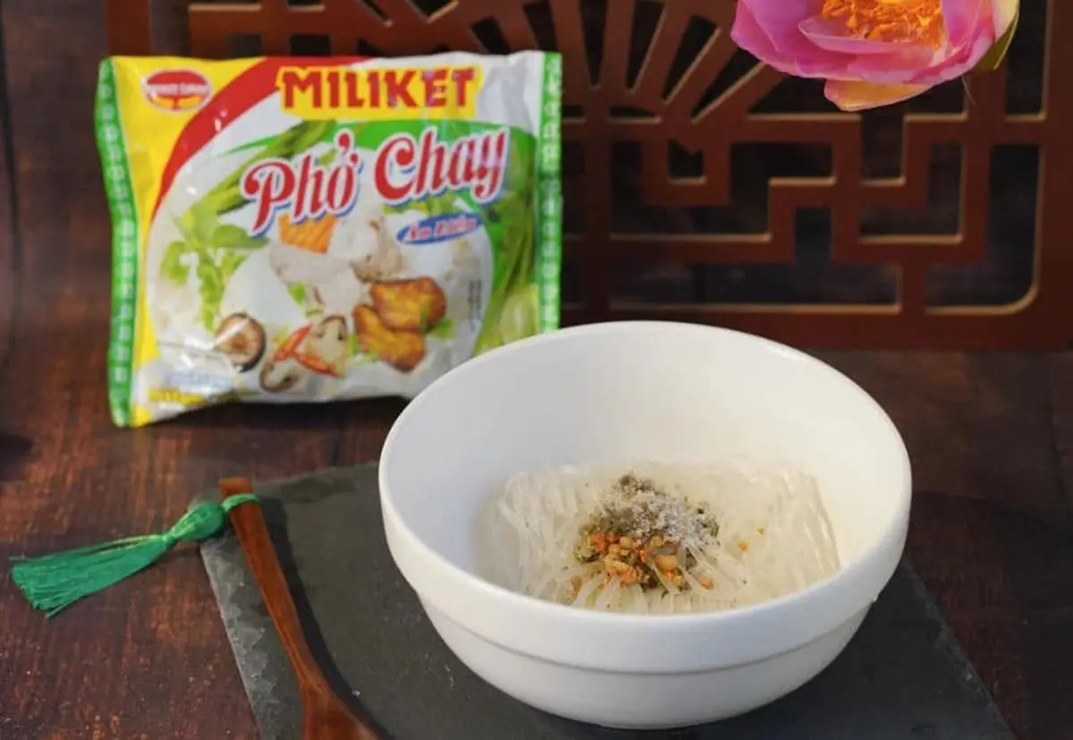 Best Price Vegetarian Pho Viet Nam Milike-t Vegetable and Mushroom Flavor Instant Rice Noodles OEM Instant Noodles Vermicelli
