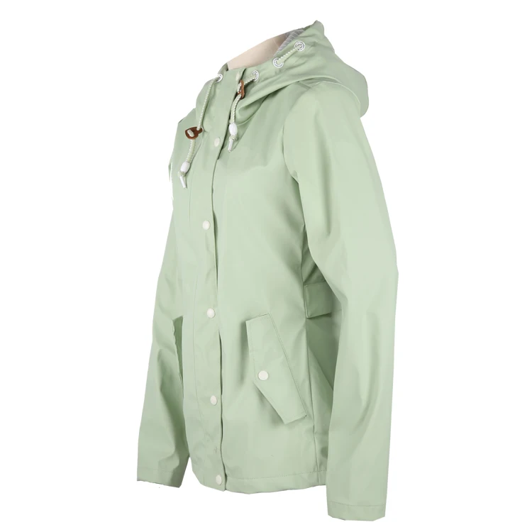 Ladies skiing waterproof raincoat Fashion hiking camping  warm coat windproof angling jacket PU coating OEMWholesale minimalism