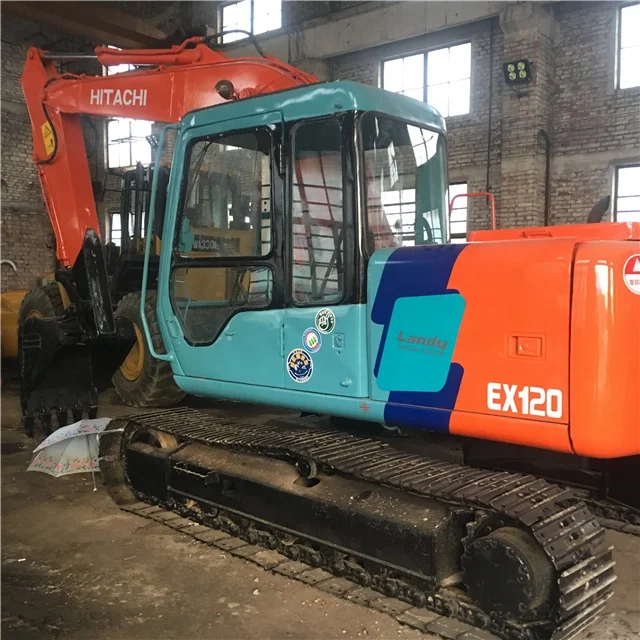 Secondhand Hitachi EX120-3 hydraulic excavator used EX 120-3 12 tons japan used excavator EX120 EX 120 Crawler diggers