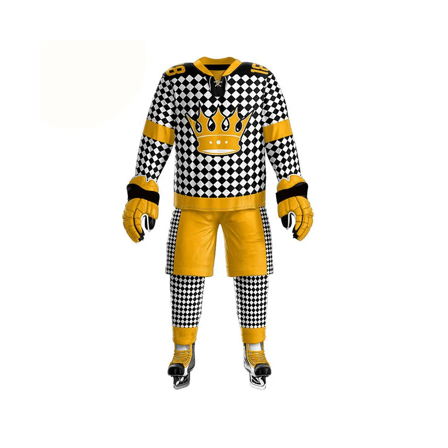 Wholesale Low Price 2024 Design Team Ice Hockey Uniform Professional High Quality Ice Hockey Uniform