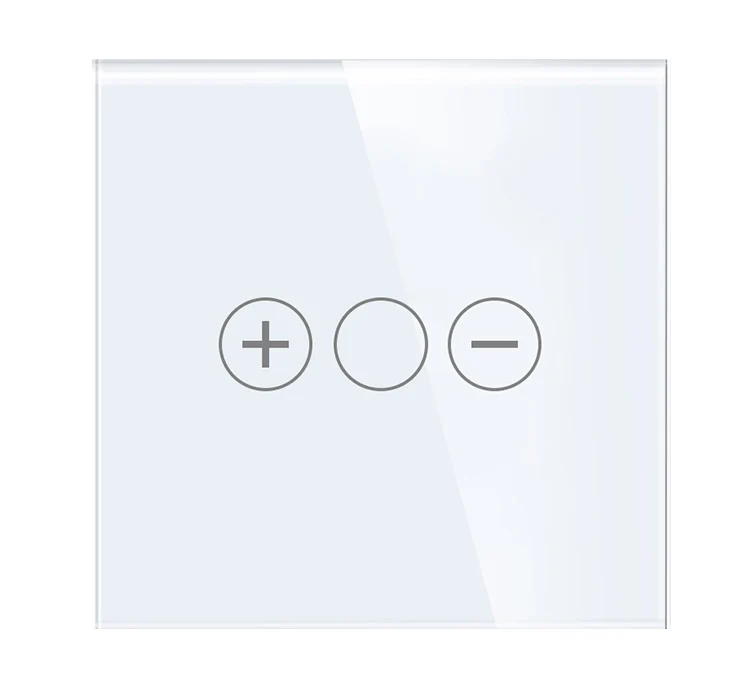 TAWOIA 90-250V Wifi Smart Switch With Anti-scratch Glass Crystal Panel smart dimmer switch