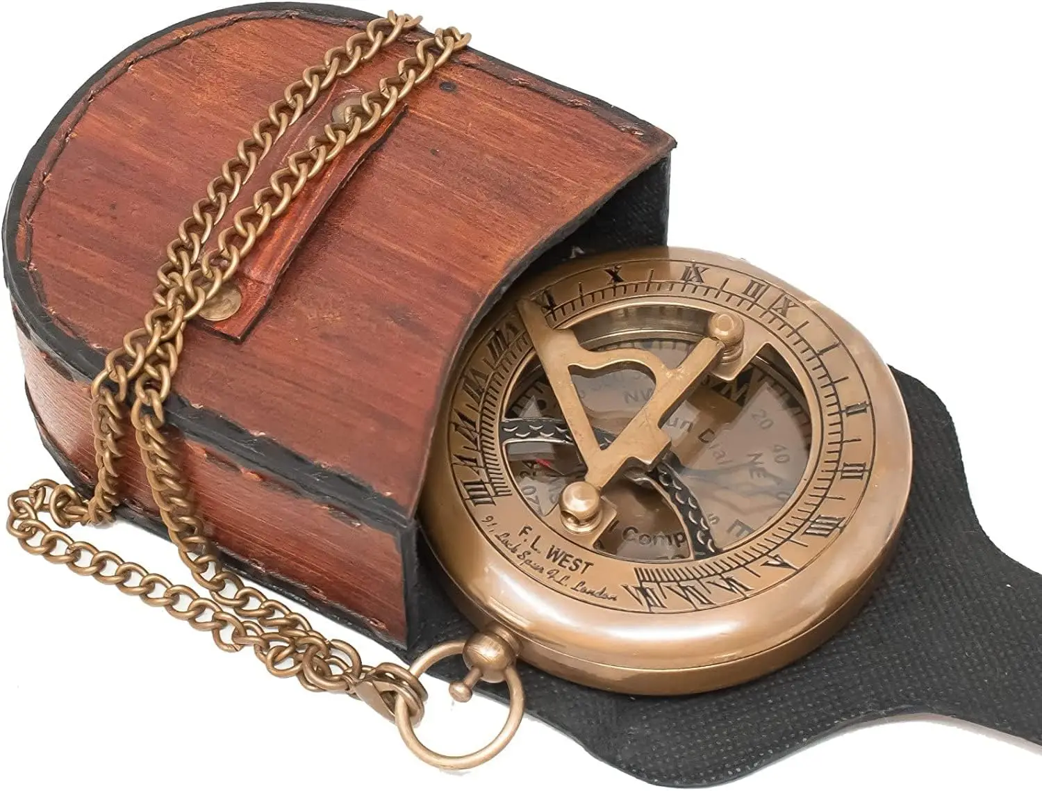 Hot Sale Multi-Design Vintage Compass Brass Nautical Pocket Compass for Camping Hiking and Backpacking