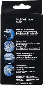Электробритва Braun для мужчин мобильная электробритва M90 точный триммер моющаяся