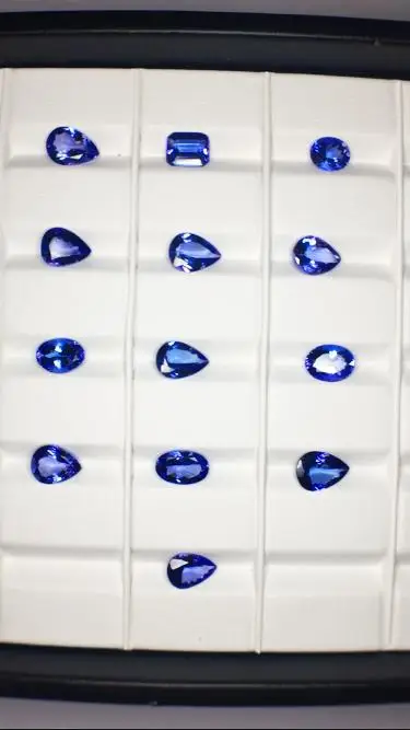 Tanzanite Well Cut And Polished Natural Gemstone With  Quality Color And Luster Tanzanite For Jewelry In Various Sizes