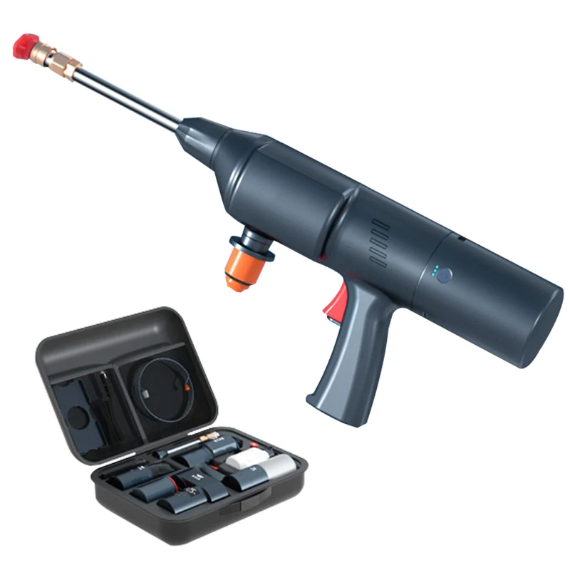 Cordless Portable High Pressure Electric Car Washer Gun With 30 Bar Rechargeable Battery Power Car Wash Foam Gun
