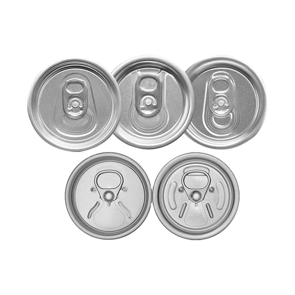 China supplier aluminum easy open ends for food and beverage custom printed aluminum lids