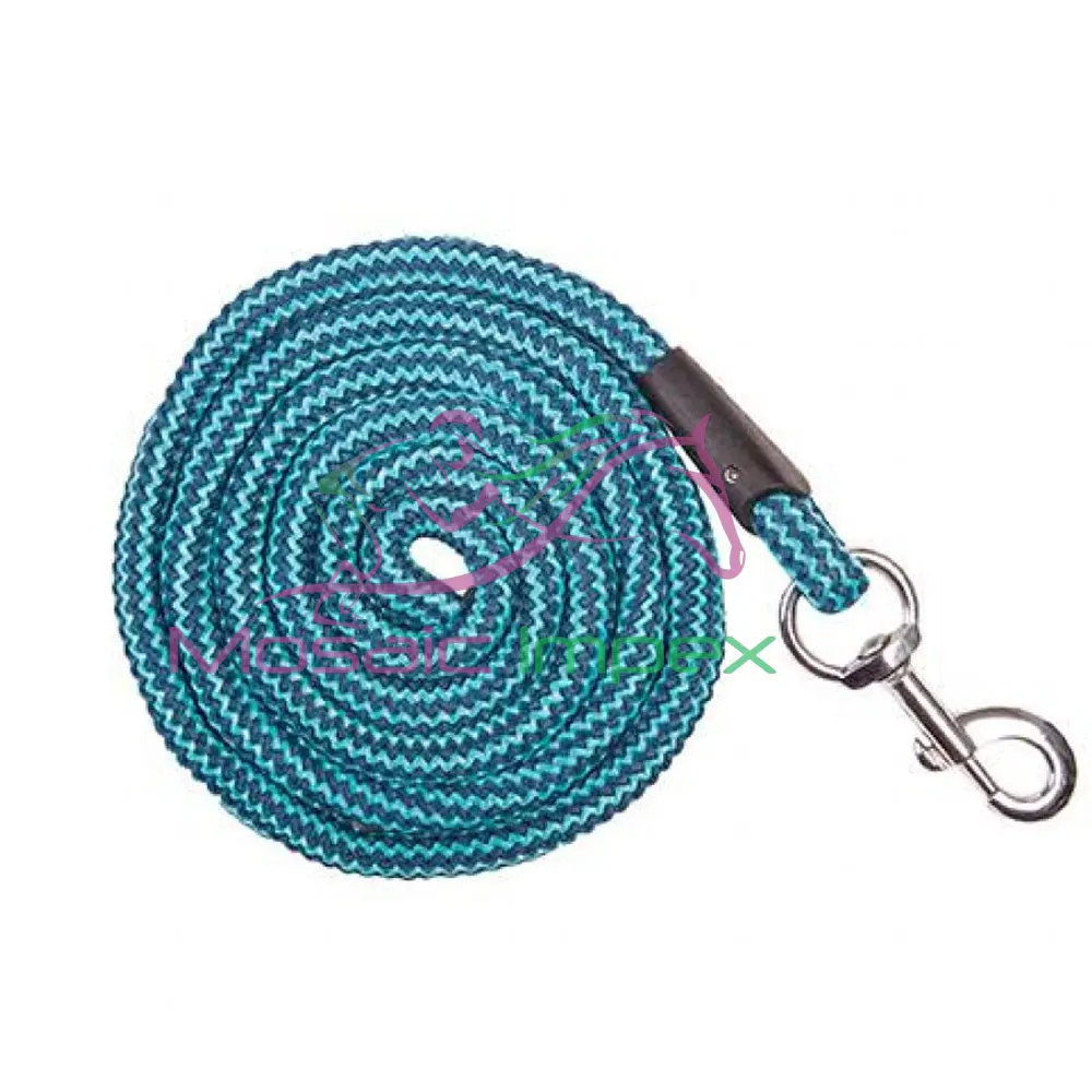 Adjustable Nylon Horse Halter Lead Rope with Durable Brass Snap Hook and Premium Quality Metal Clasp Premium Horse Product