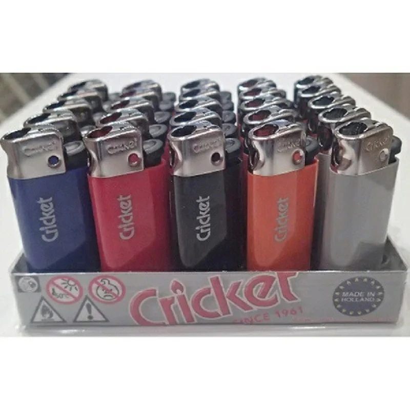 Wholesale Price Electric Cricket Lighter Disposable and Refillable Gun Lighter for Smoking