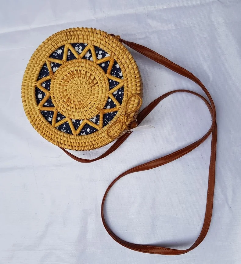 Luxury handbags wholesale for women Best seller round shaped lady bag with high quality made in Viet Nam