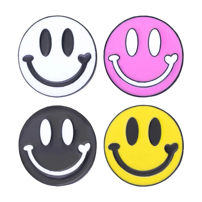 Personalized Engrave Bulk Metal Hard Soft Enamel Motivational Smiley Face Lapel Pins For Hats
