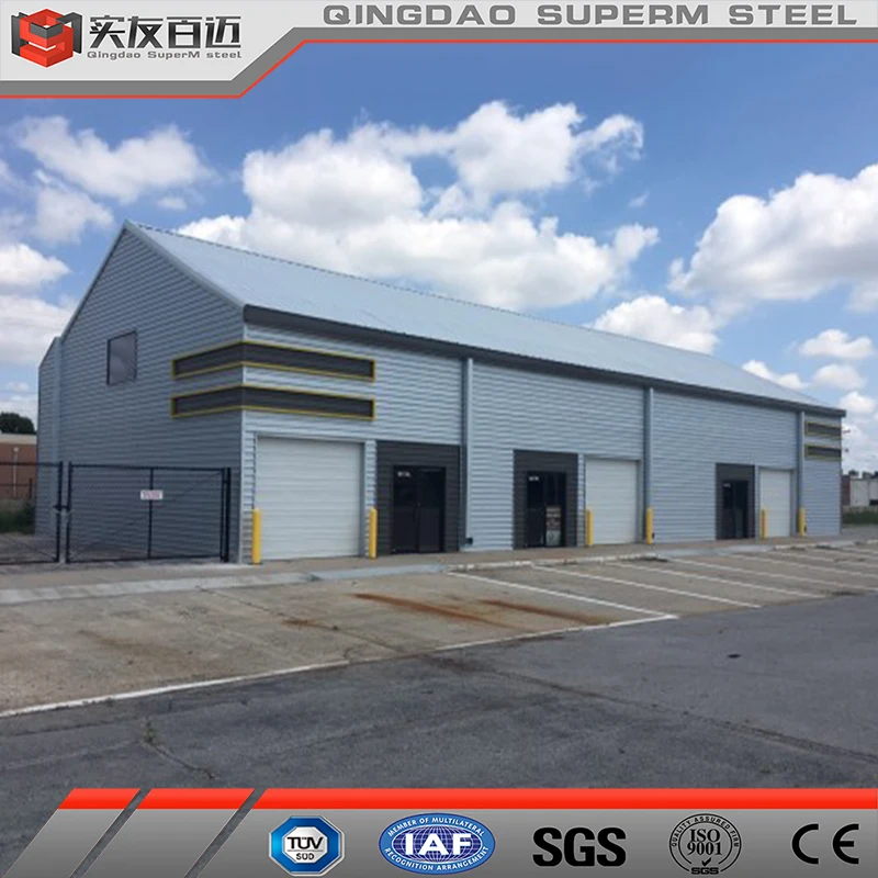 Prefabricated Building Steel Structure Auto Shop Building Multi-storey Type Of Cantilever Structure And Distribution Center