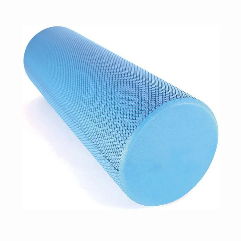 Travel-Size High-Density Foam Roller with Exercise Guide Two-in-One Grid Foam Roller Set Combo for Release and Yoga