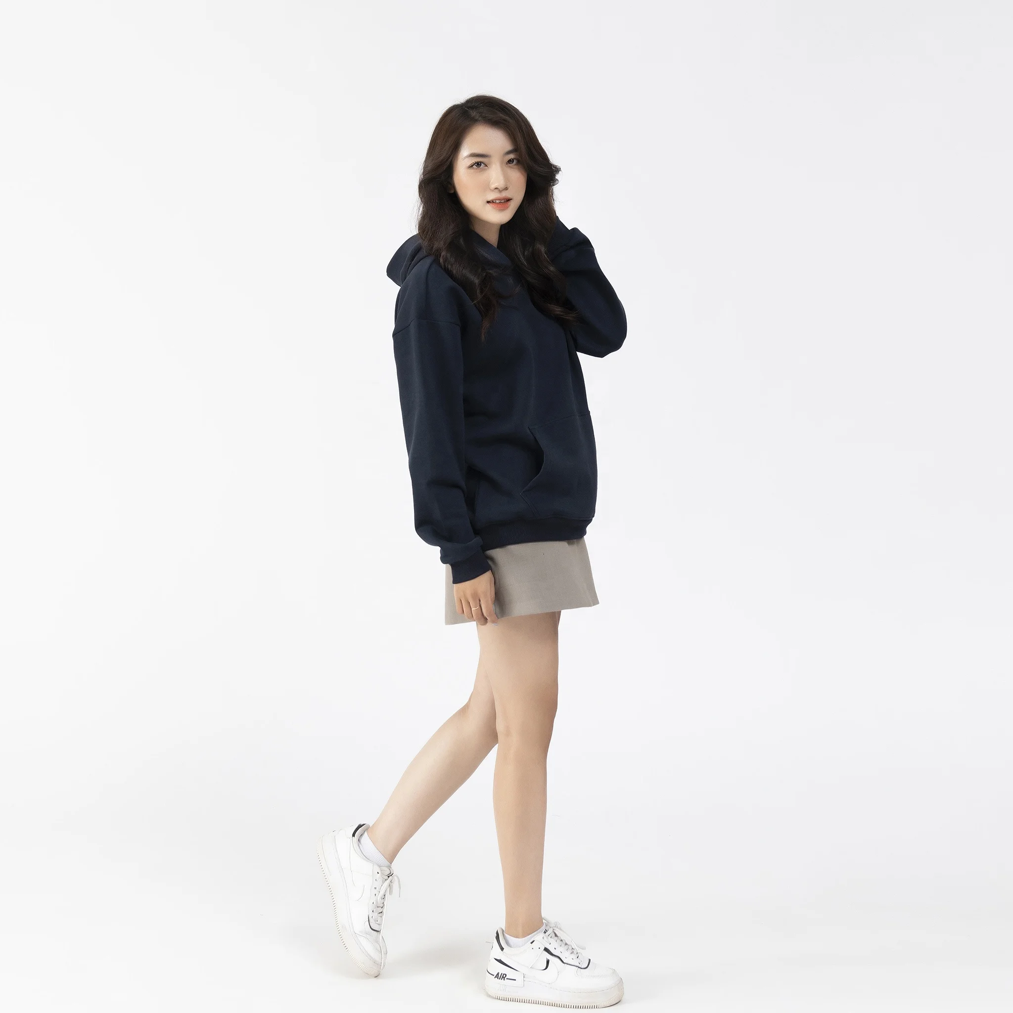 High Fashion OEM Custom Design Wholesale Cotton Embroidered Printing Logo Unisex Oversized Women Hoodies Factory Price