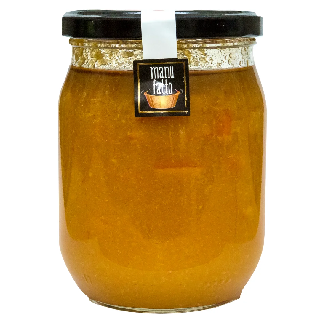 Premium quality Orange extra Marmalade 600g Made in Sicily ideal for breakfast or dessert