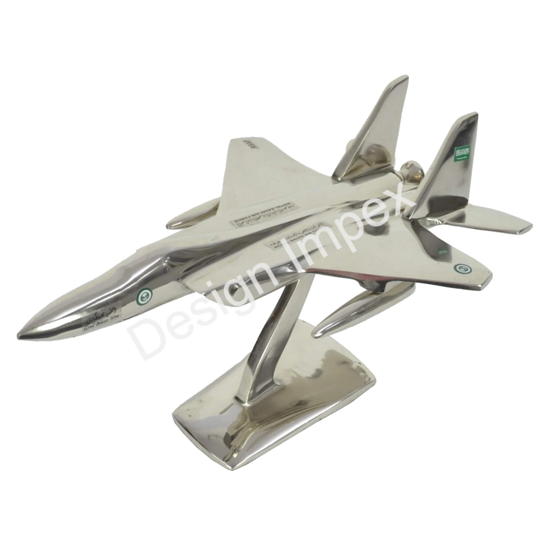 F 15 Airplane Models Eagle Royal Saudi Airforce Fighter Jet & Aircraft Model Powder Coated 13' Inch Grey Aluminium Best Prices