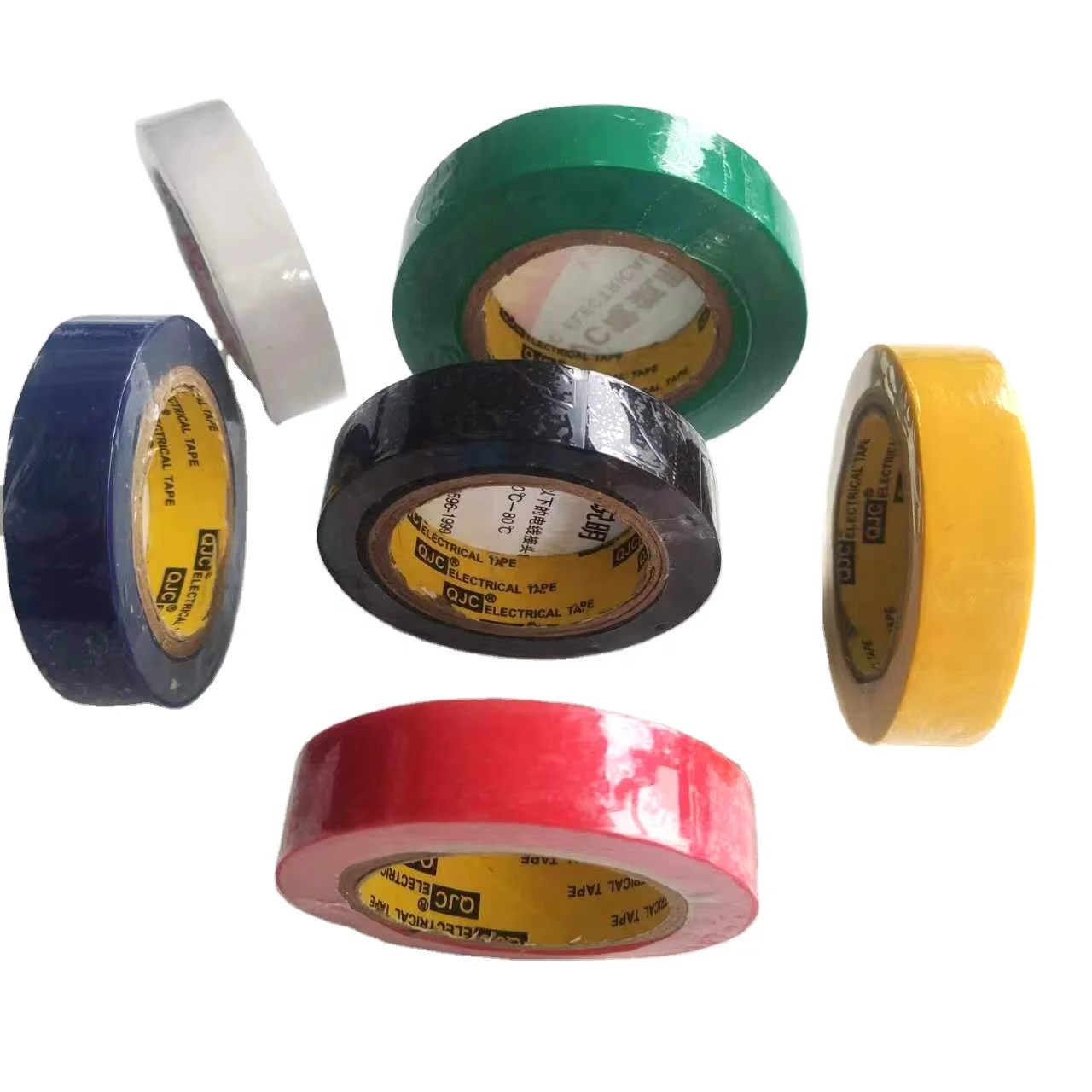 High quality flame retardant black PVC electrical insulation tape 20 meters for wire harness