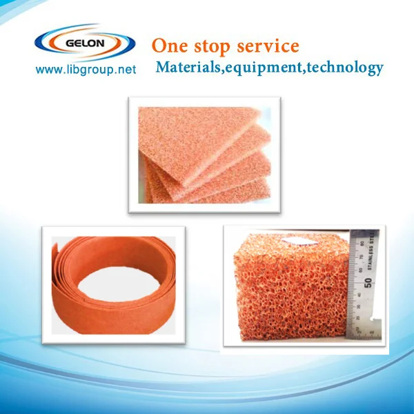 Gelon High Porous Cu Copper Foam 99.99% Purity Thickness Accept Customization Special for lithium battery