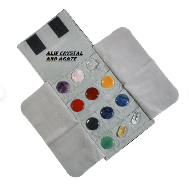 Best Quality Hot Sale Bulk Natural Chakra Stone Set with Pouch - Small