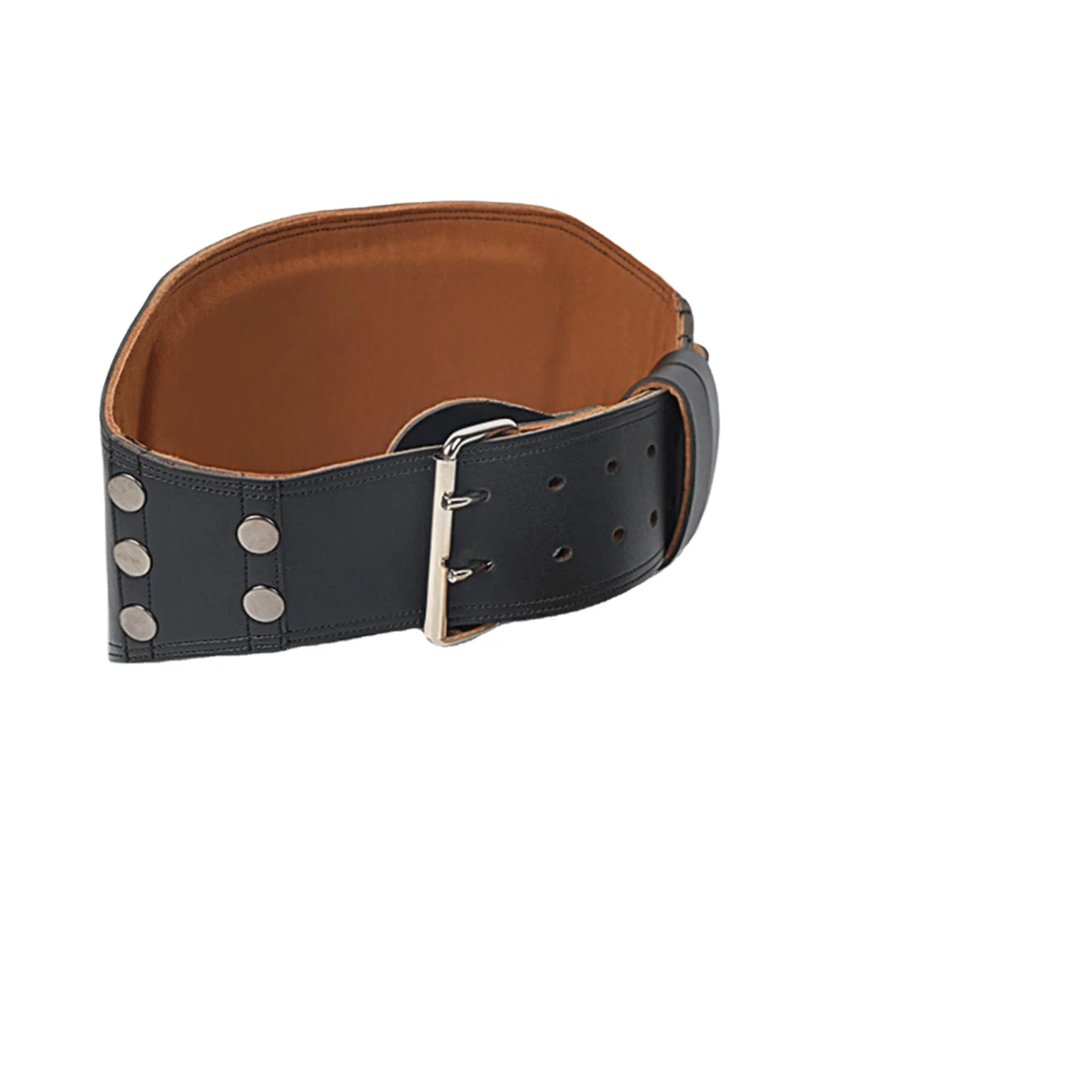 Fitness Gym Accessories | Powerlifting Prong Belt Custom Logo And Custom Color Leather Heavy Weight Lifting Back Safety Belt