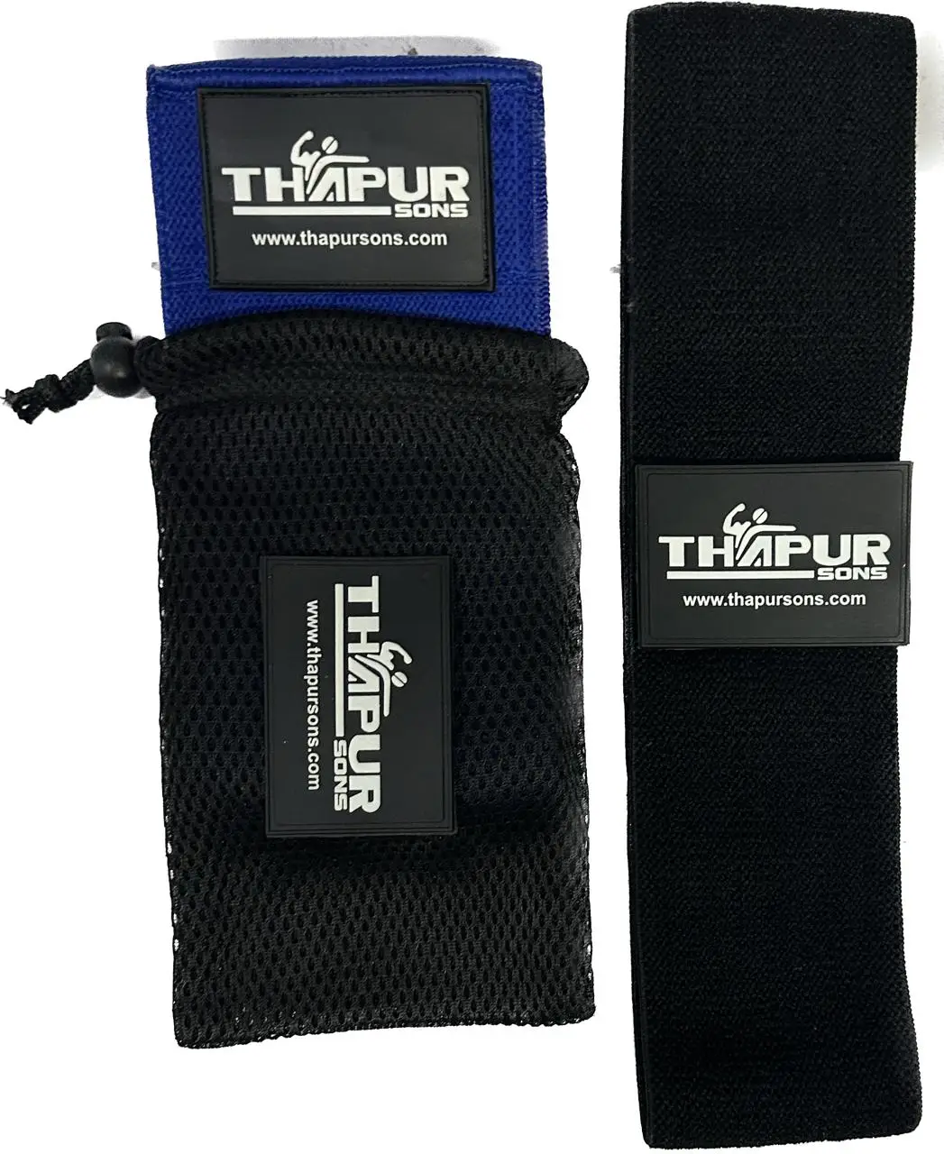 Logo Personnalised Imprime 3 Bandes De Coton Tissu Hip Booty Ensemble Band Resistance Tissu Fitness