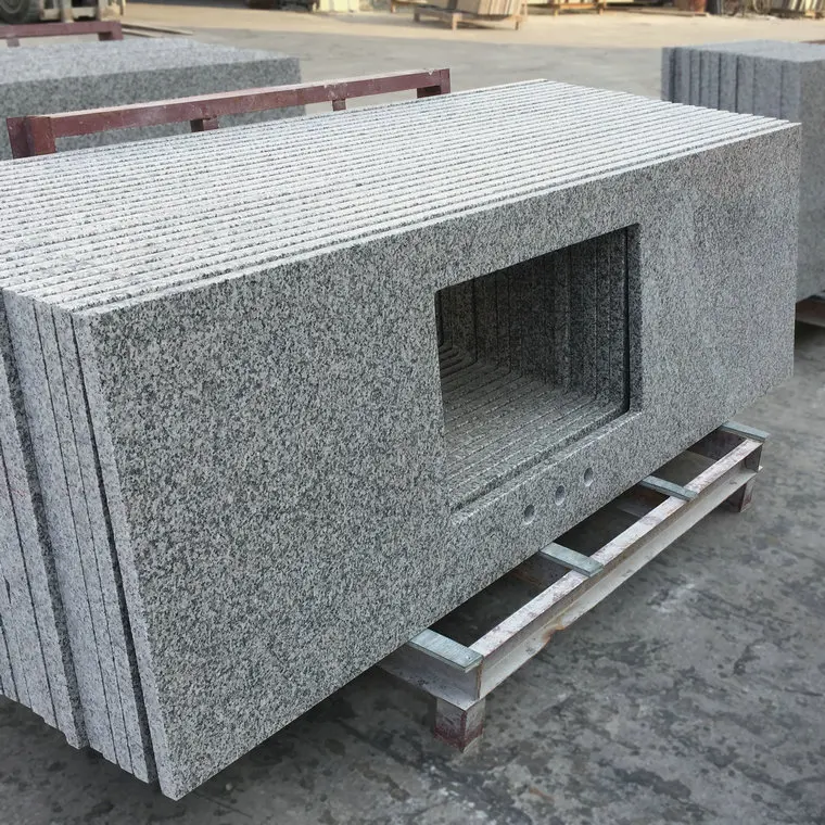 G603 Light Grey Granite Stone Sesame Color Granite Countertop