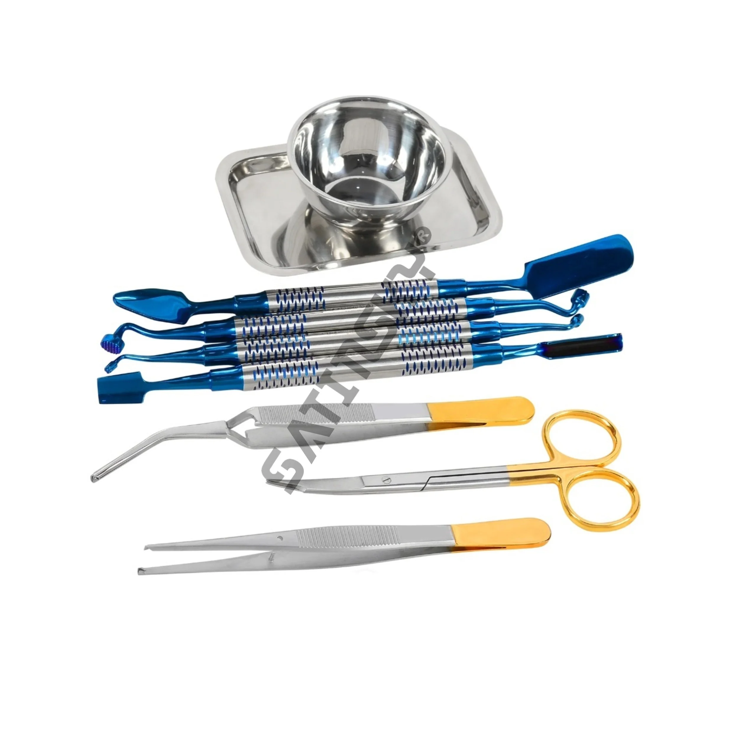 PRF GRF Scaler , Tweezer Set PRF GRF Dental Instruments Set Surgical Surgery Tools Kit CE Products Conform
