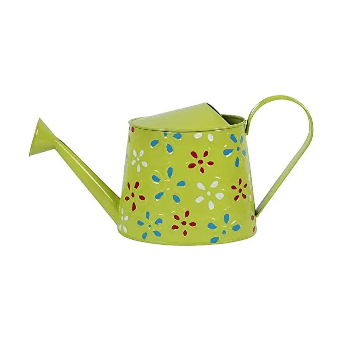 High Quality Watering Can Orange  for Home Garden Rust Free Plant Watering Can High Quality Iron Sheet Used Leakage Proof Can