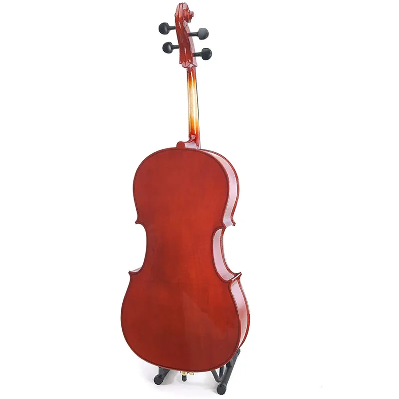 Full Size Cello Kit with Soft Case,Bow & Rosin - Musical Instrument for Kids & Adults - Natural Varnish, Size 4/4 Cello