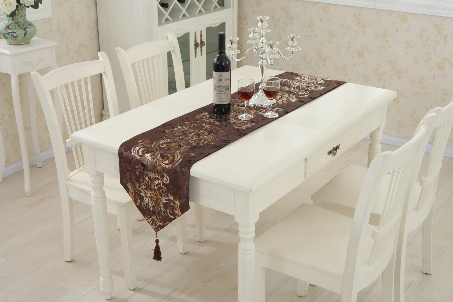 Table runners tablecloths  fancy wedding luxury table runner with place mats table runner set