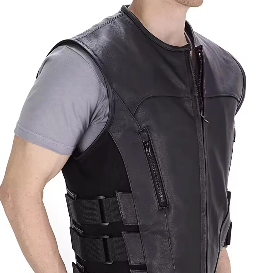 New Leather High Quality Vest for Adults ODM Services Available Price Soccer Sportswear Custom Logo Name Printing Latest Style