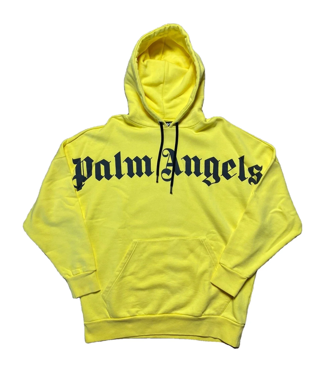Low MOQ Oversized Palm Angle Hoodie Heavyweight Fuzzy Yellow Full Pullover Cool Palm Angles Hoodie For Men 2023