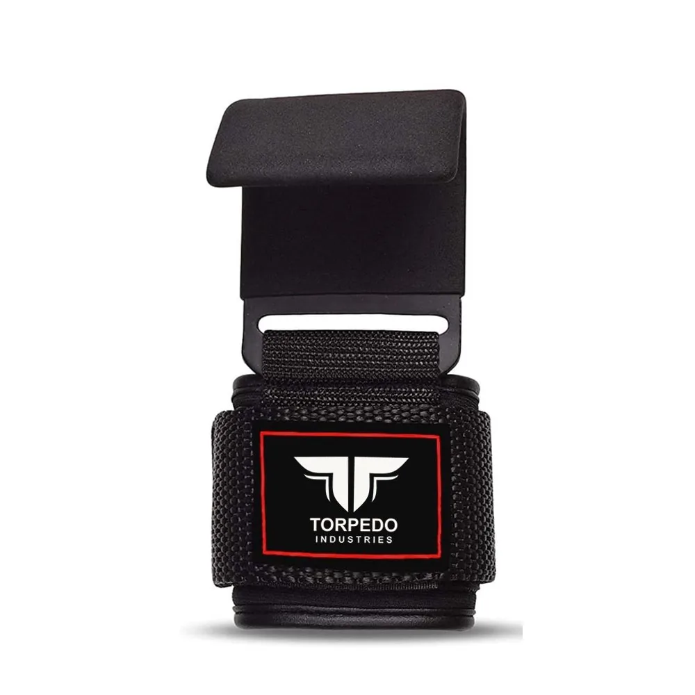 Best Selling Heavy Duty Weight Lifting Hooks Gym Power Training Weightlifting Hook Weight Lifting Wrist Hooks Straps