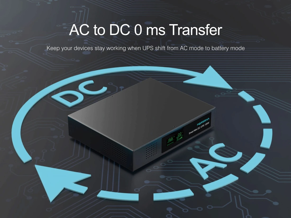 Marsriva Мини DC Источник бесперебойного питания PoE 12v 24v 48V 53 5 v Аккумуляторная Батарея Резервное копирование импульсный источник светодиодного табло для