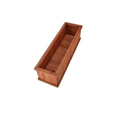 Manufacture accept custom order solid wood vegetable raised garden bed box for back yard patio wood planter box