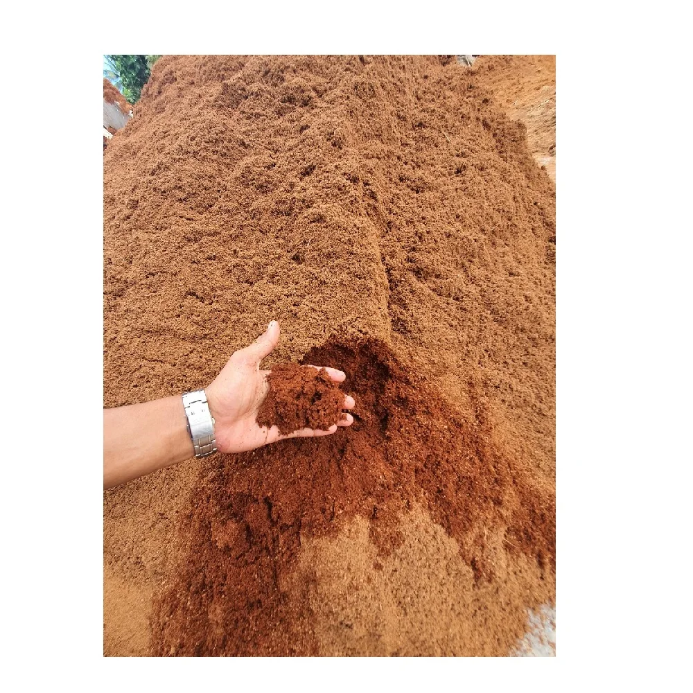 High Quality Coconut Coir Peat Cocopeat From Coconut Husk Best Soil Coco Peat Block Export From Indonesia