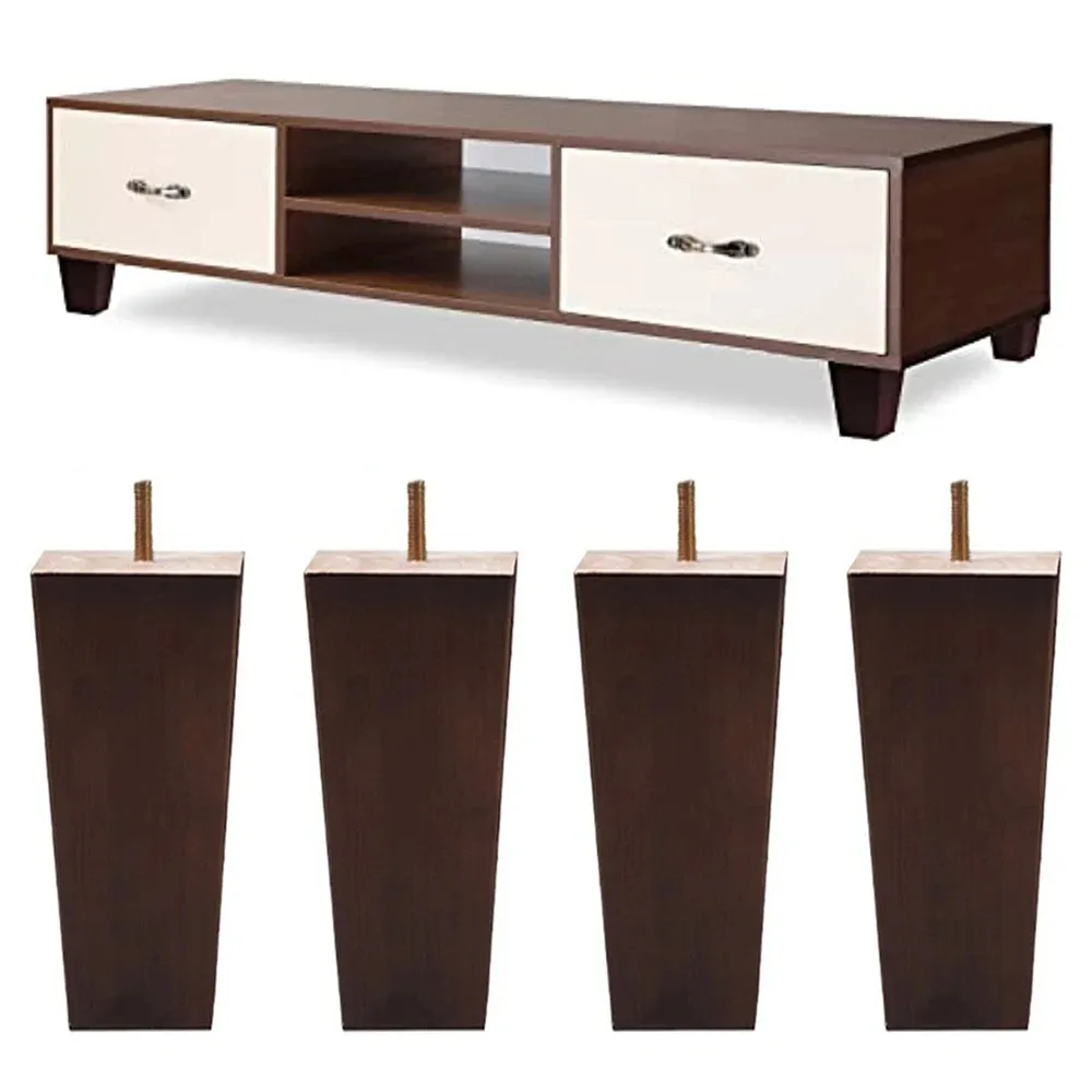 Solid Wood Legs for Furniture 8/10/12/15/20cm Sofa Bed Bathroom Cabinet Coffee Table Replacement Feet Wooden Legs Vietnam