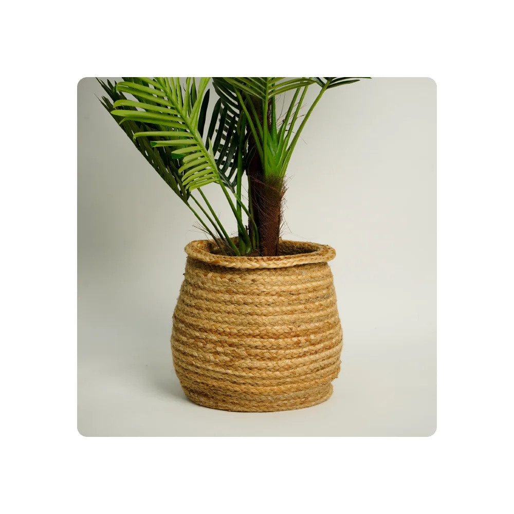 High-Quality Jute Basket Wholesale Bulk Orders for Global Export Natural Jute Basket Eco-Friendly Storage Solution
