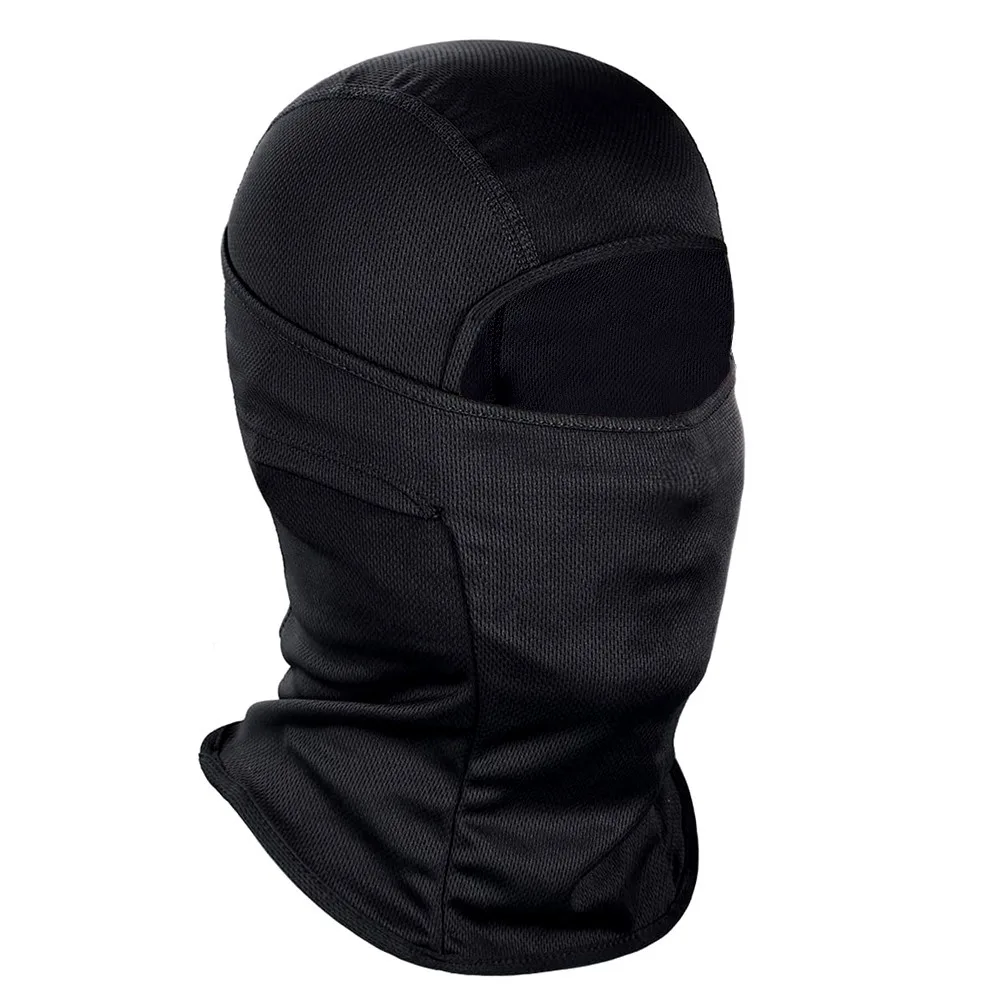 Wholesale Logo print cycling windproof men polyester face balaclava hood balaclava bike outdoor Wear