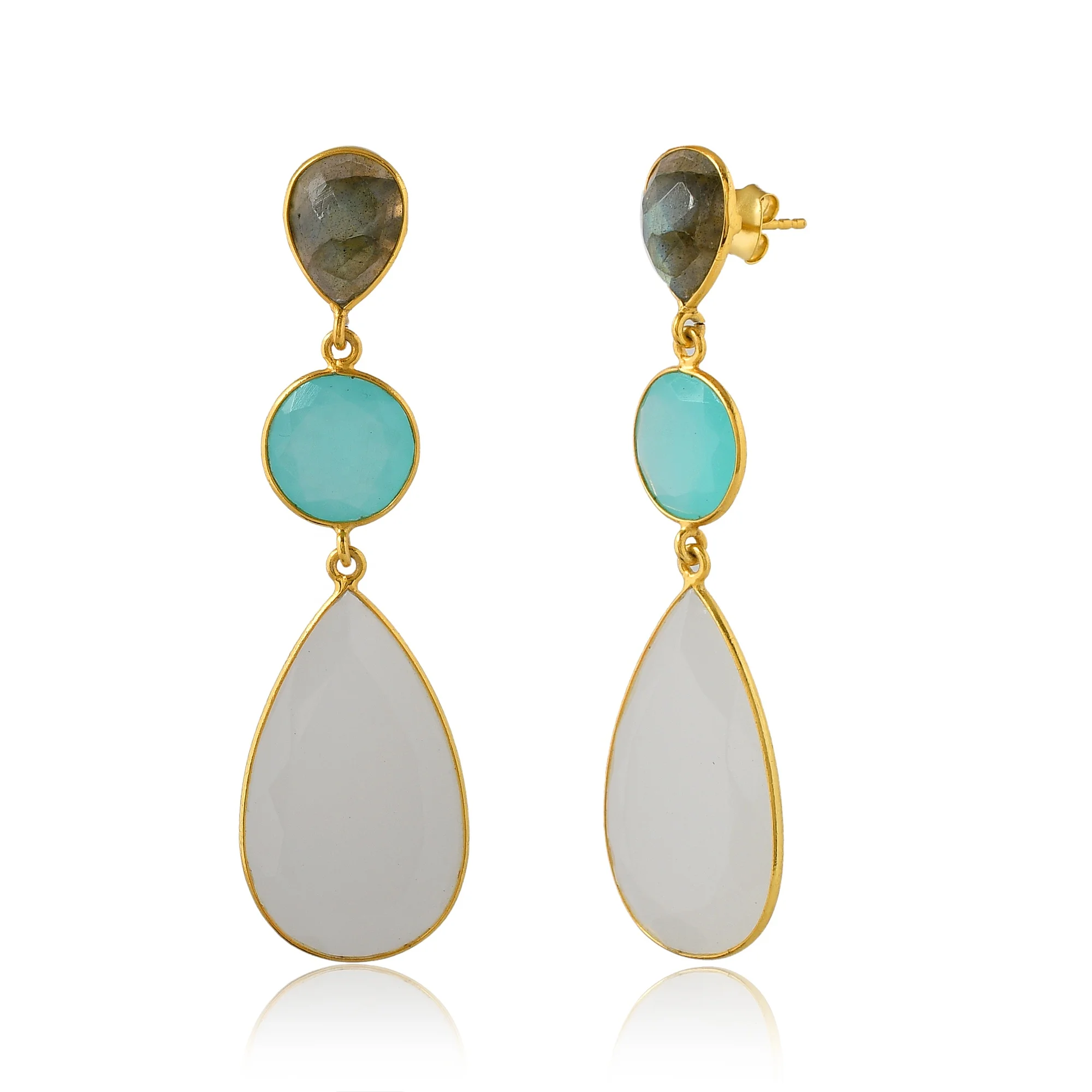 Top Best Selling Lovely Multi Color Drop Earring Long Earring Jewelry for Women and Girls  Wholesale Price in India