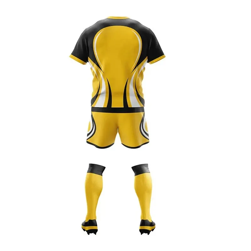 Cheap price Breathable Men Rugby Uniform Set Custom Sublimate Bulk Rugby Shirt Rugby Customize Team