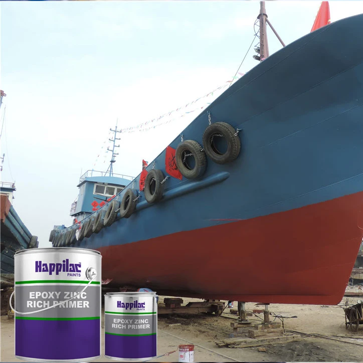 Epoxy Zinc Rich Primer Anti-Corrosion Paint Steel Bridge Boat Marine Paint with Corrosion Resistance Metal Protective Coating