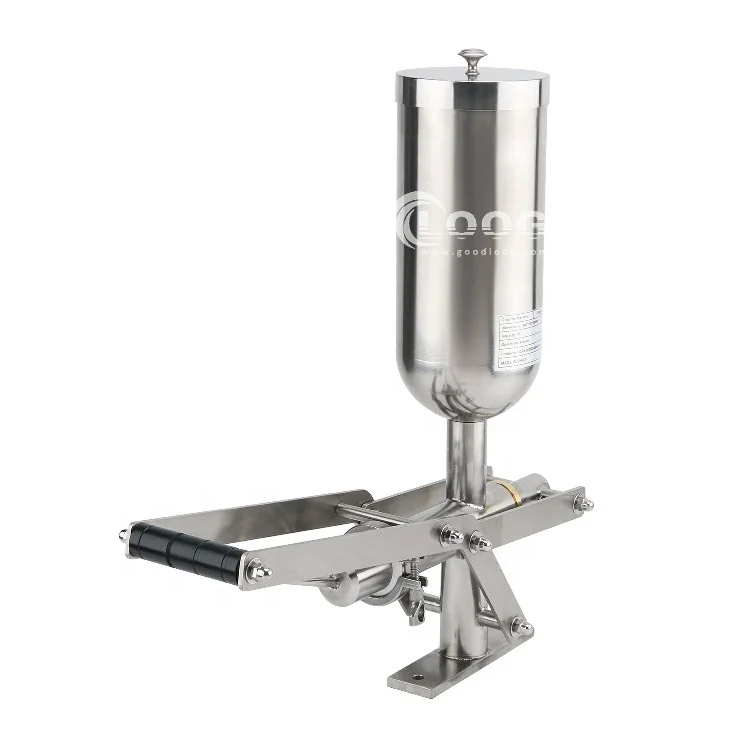 Factory Price Commercial 5L Manual Manual Churro Filler Machine  Chocolate Jam Filling Machine For Sale