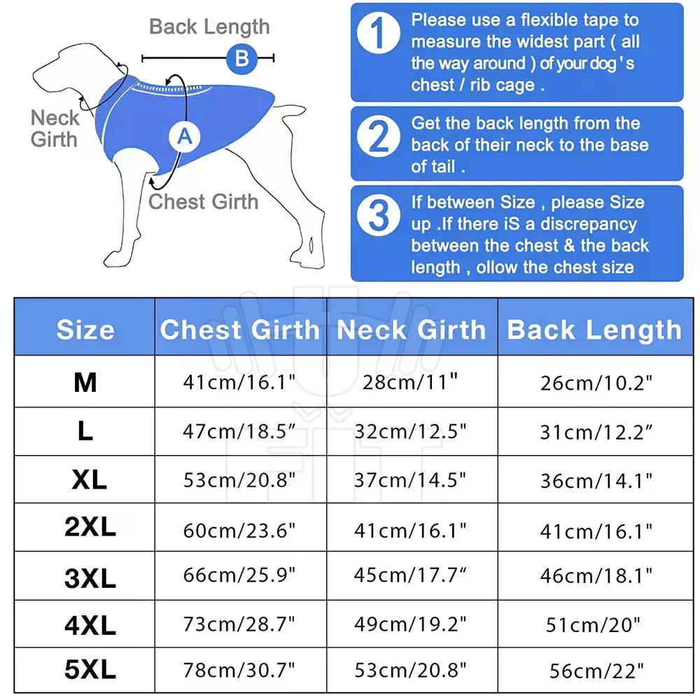 Winter Dog Coats Clothes For Pet Jacket For Small Medium Large Dogs Thicken Warm Woolen Inside Dog Coat