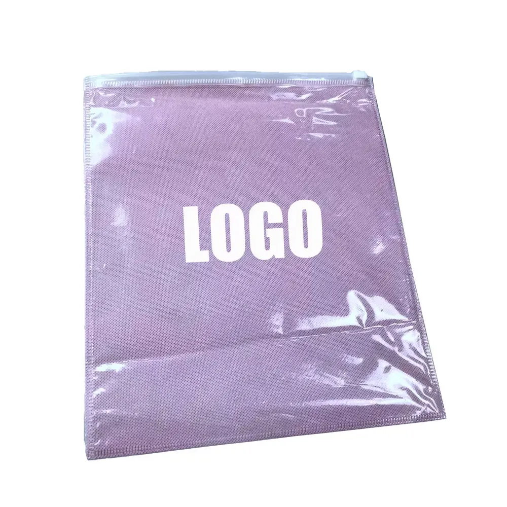 Reusable Plastic Bags Clear Packaging Plastic Bags Frosted Zipper Plastic Bags For Clothing