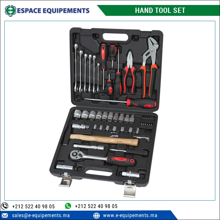 Professional Manufacturer of 56 pcs Hand Tool Set General Screwdriver Pliers Wrench House Repairing Tools Hand Tools Sets