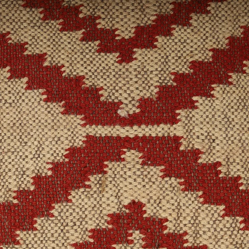 Authentic Traditional Square Cushion Seat Pad Hand-Woven Wool Jute Pillow for Home Decoration Sofa Chair Back Support