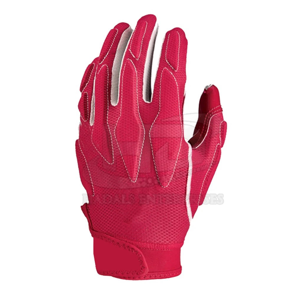 Пользовательский логотип, Нескользящие американские футбольные перчатки, приемник, низкий минимальный заказ, американские футбольные перчатки